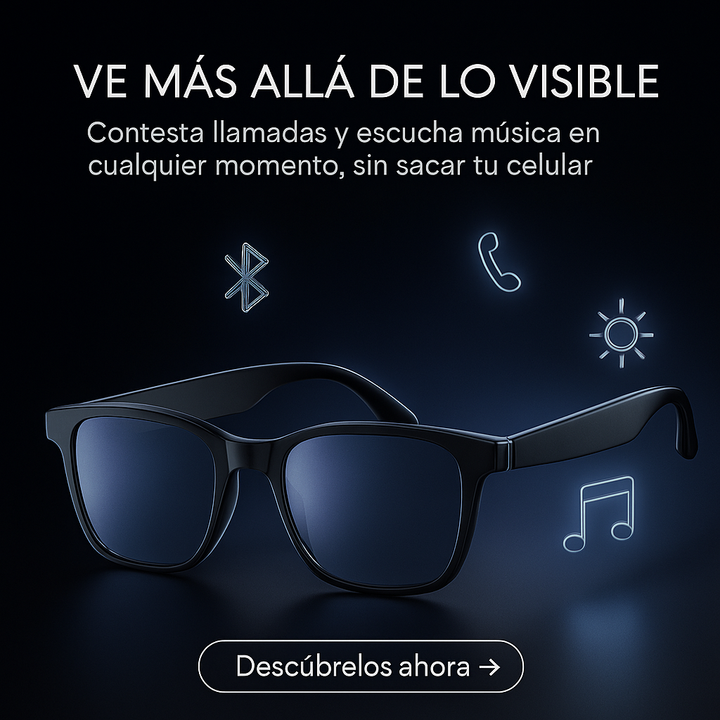 Lentes con Bluetooth integrado
