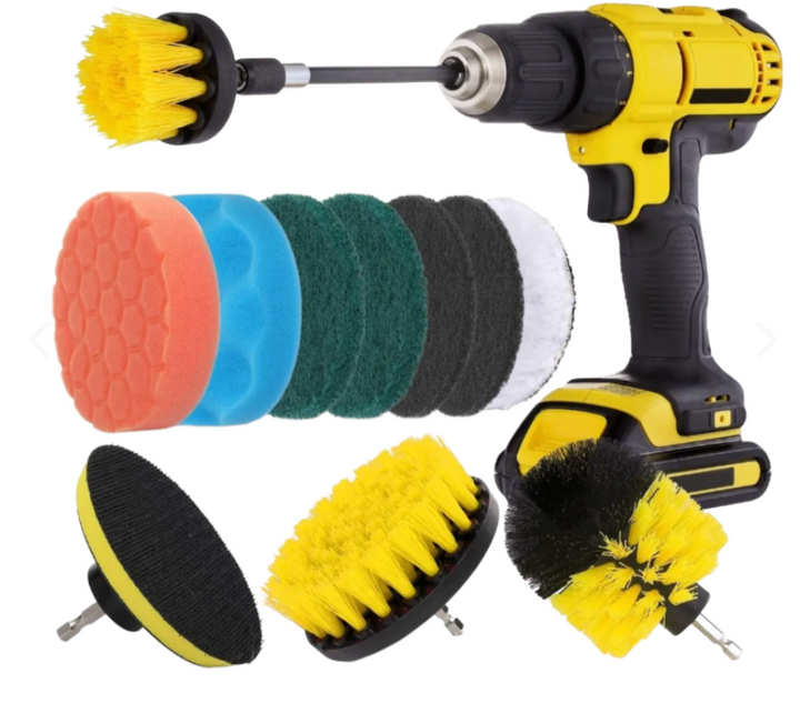 Kit de 12 cepillos para taladro