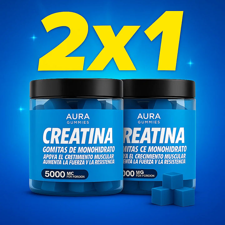 2X1 Gomitas de Creatina Monohidratada